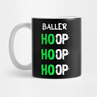 Baller Hoop Hoop Hoop Ho Ho Ho Green Mug